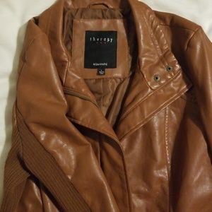 Faux leather jacket